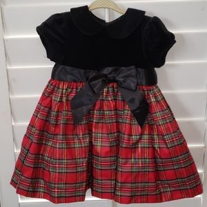 NEW Baby Girl Holiday Dress (12M)